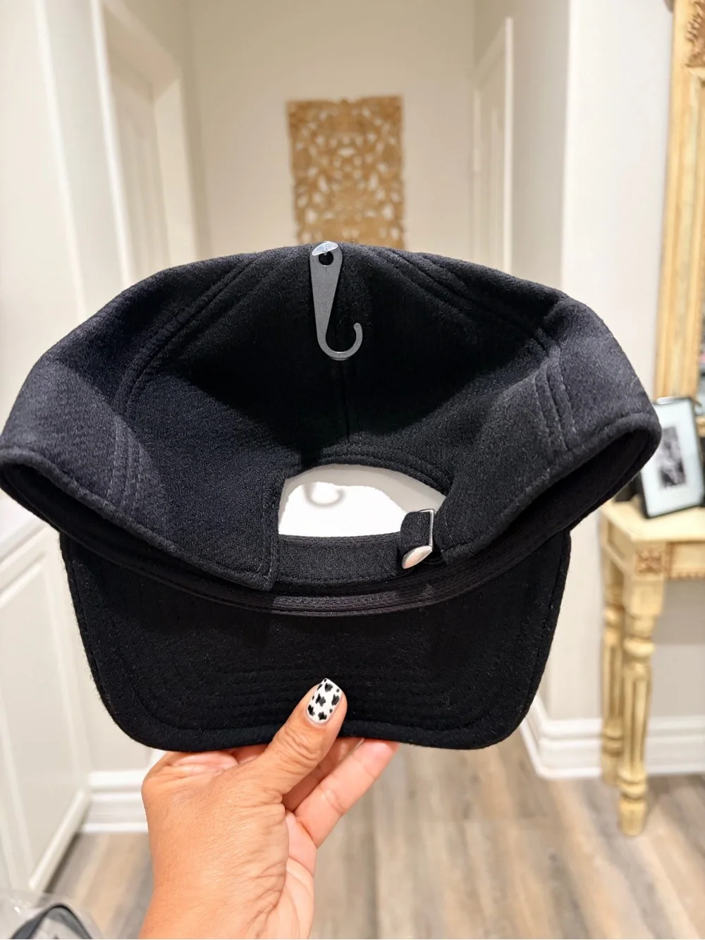 Alo Yoga Wool Blend District Trucker Hat Black